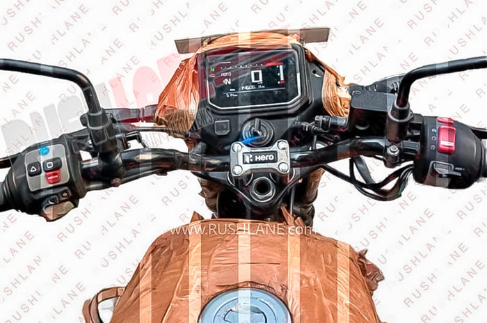 Hero Glamour spotted with cruise control